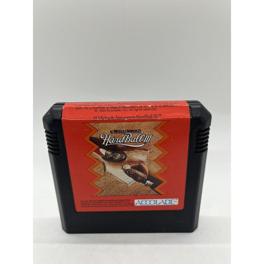 Al Michaels Announces HardBall III 3 (Sega Genesis, 1993) Baseball Game Tested